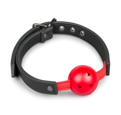 Knebel-Ball Gag With PVC Ball - Red